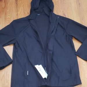 Mens high quality windbreaker hoodie M new